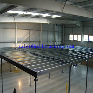 Strong Load Capacity Durable Steel Structure Platform Pallet Rack Supported Mezzanine Floor Platform