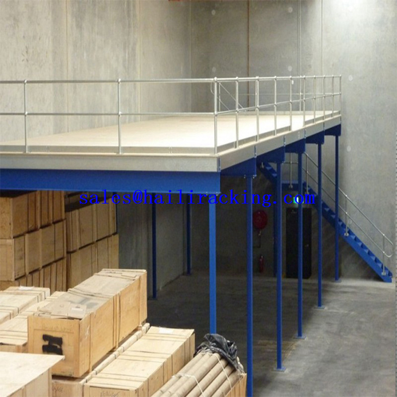 Strong Load Capacity Durable Steel Structure Platform Pallet Rack Supported Mezzanine Floor Platform