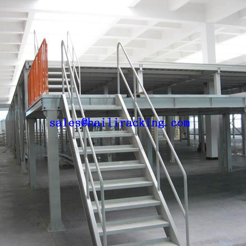 Strong Load Capacity Durable Steel Structure Platform Pallet Rack Supported Mezzanine Floor Platform