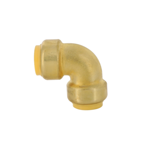 Plumbing brass push fit fittings quick release bite fittings brass 90 degree elbow for pex water pipe