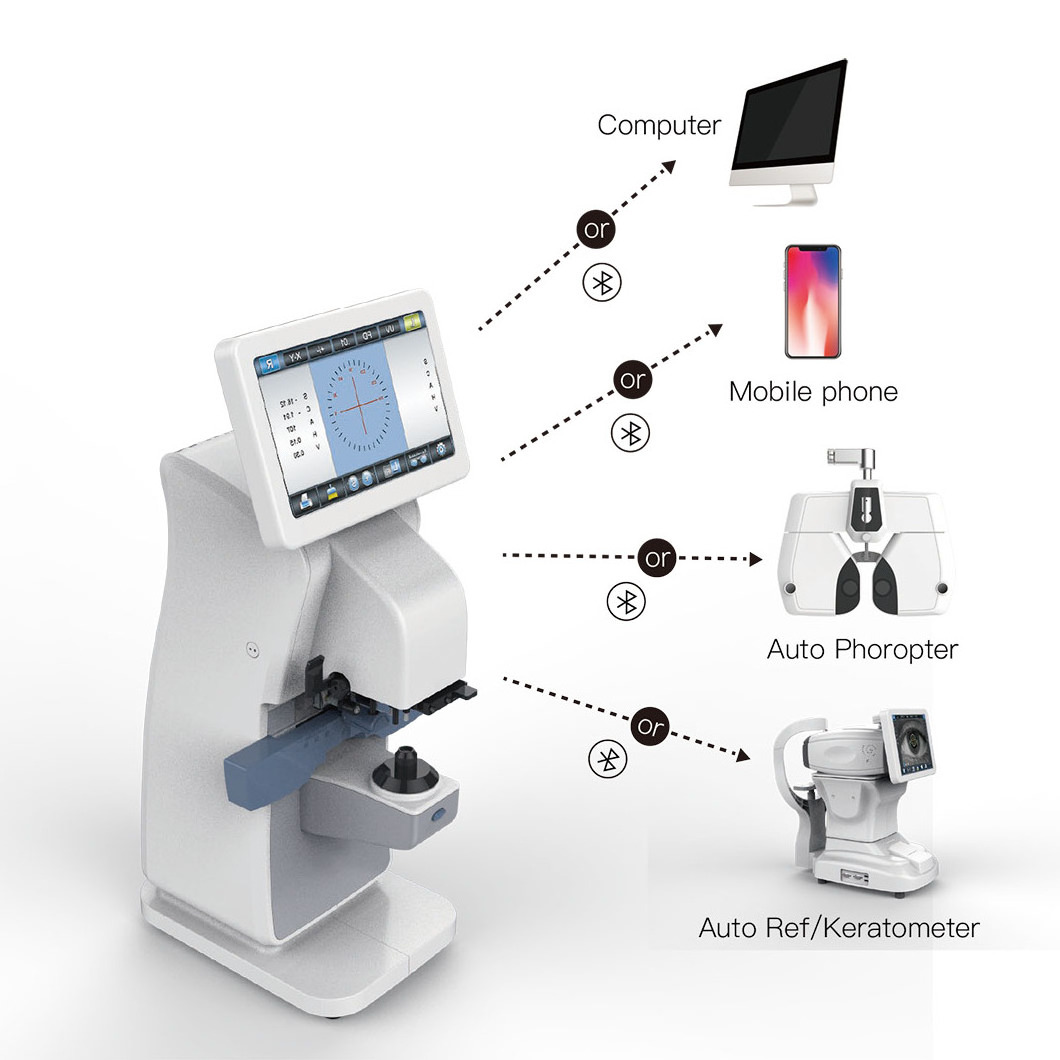 Highest Cost-effective HAL-800 LCD Display Digital Automatic Focimeter Auto Lensmeter For Eye Vision Test