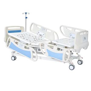 High Quality Medical Equipment ICU Steel 5 Function Electric Adjustable Hospital Bed