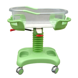 Hospital Confinement Center Baby Crib Cot Air Spring Pump Control Basin Newborn Medical Infant Cart Bed