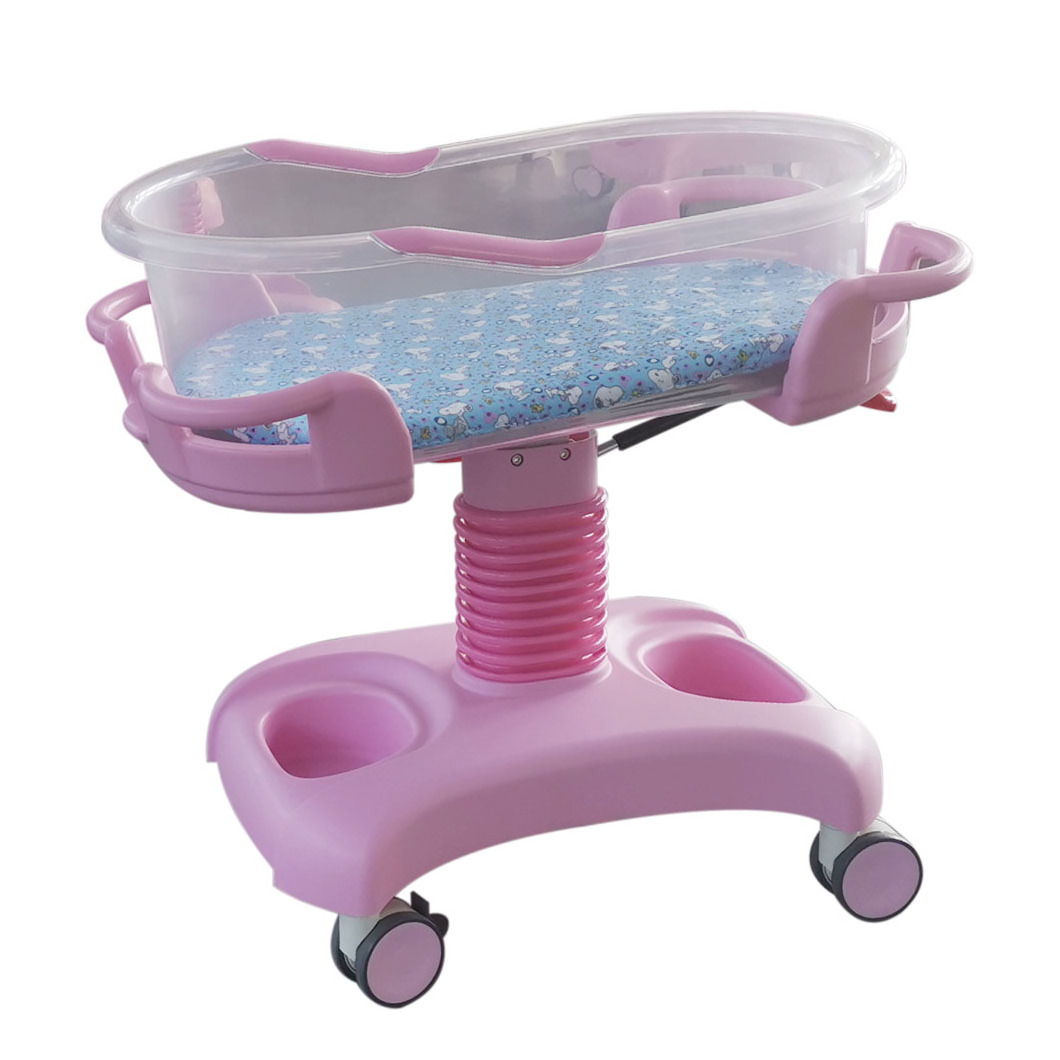 Hospital Confinement Center Baby Crib Cot Air Spring Pump Control Basin Newborn Medical Infant Cart Bed