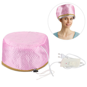 Home Salon Styling Electric Heating Hair Care Hat SPA Nourishing Thermal Treatment Hair Steamer Cap