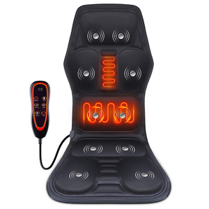 Home Car Office Relax Heating Vibration Back Massager Electric Full Body Seat Pad Massage Chair Cushion