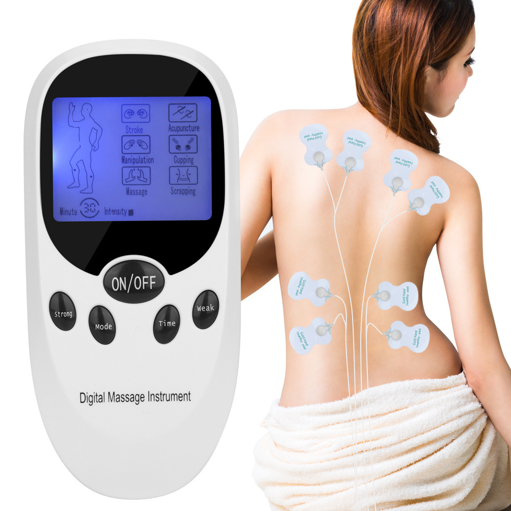 Digital Therapy Electronic Pulse Muscle Stimulator Pain Relief TENS Unit Body Massager