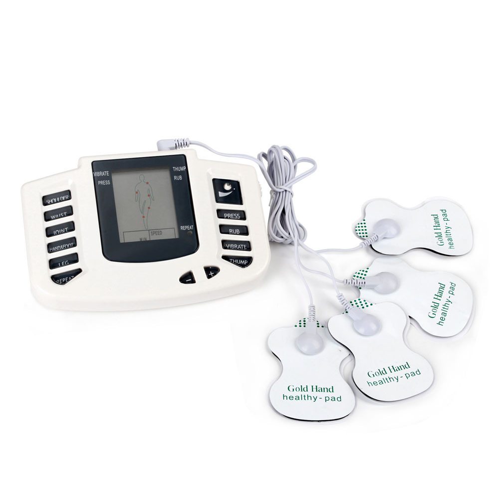 Digital Physical Therapy Tens Unit Device Machine Muscle Stimulator Electric Pulse Massager