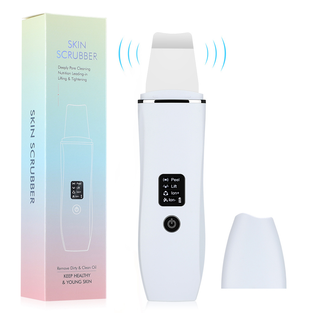 Home Beauty Personal Care Ultrasonic Facial Scraper Sonic Skin Scrubber