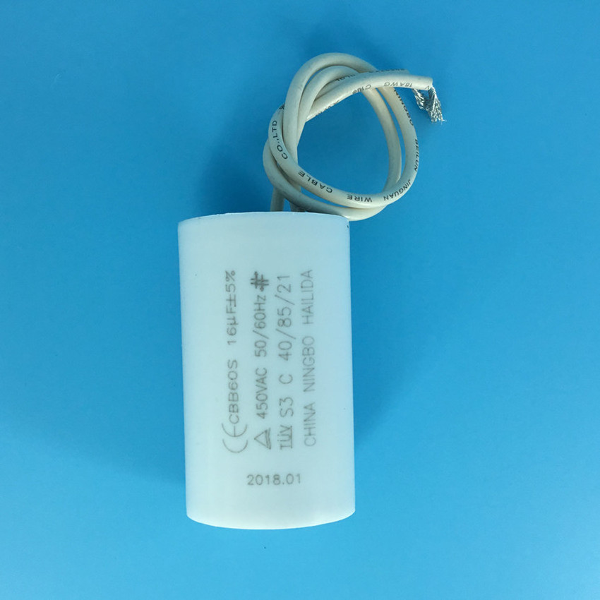 16uf capacitors for single-phase motors en60252 capacitor