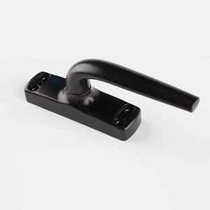 Alloy Matte Black Tilt Turn Single Point Casement Window Aluminum Inside Open Window Door Lock Lever Handle