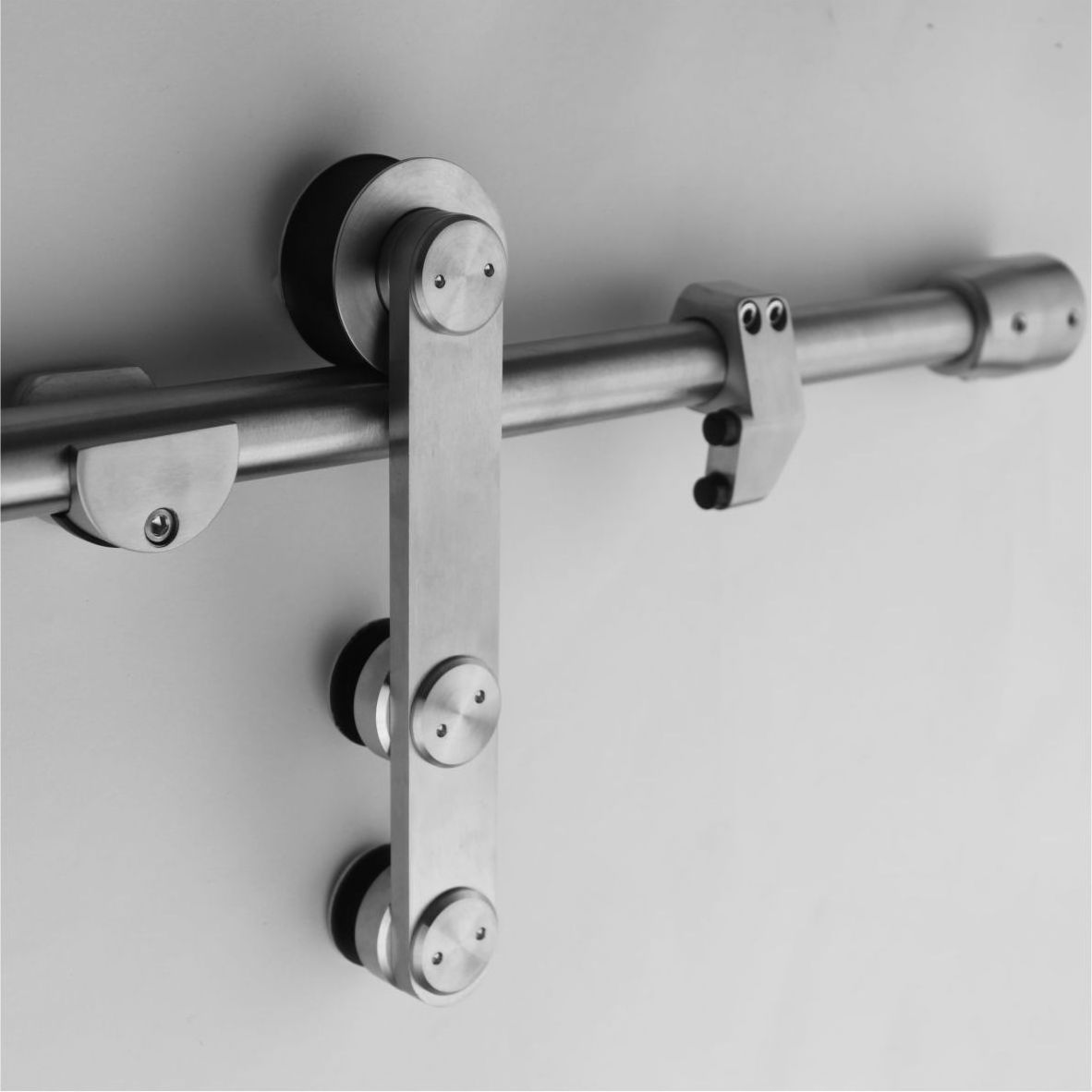 Wall Mounted Stainless Steel Sliding Barn Door Hardware