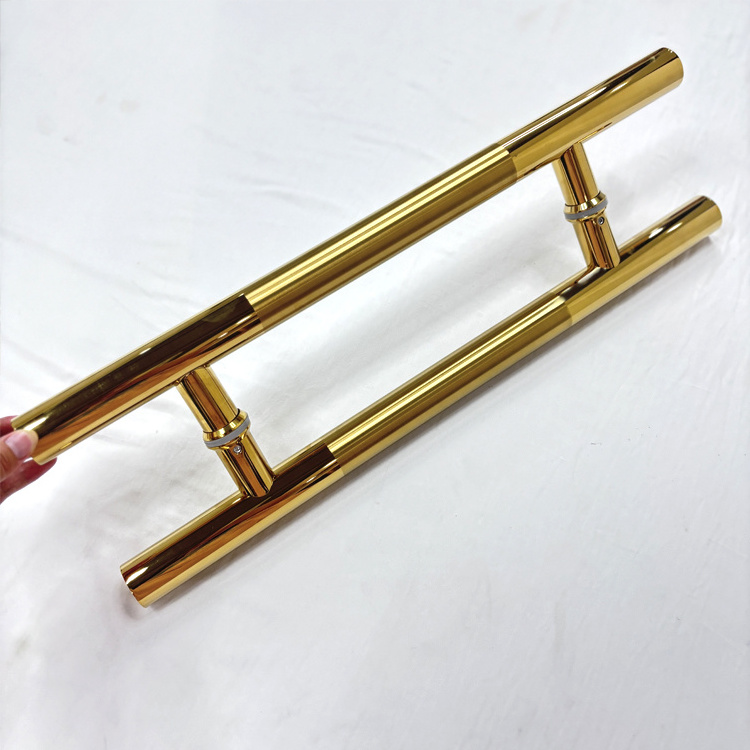 Stainless Steel Pull Push Sliding Front Door Gold Door Handles 36