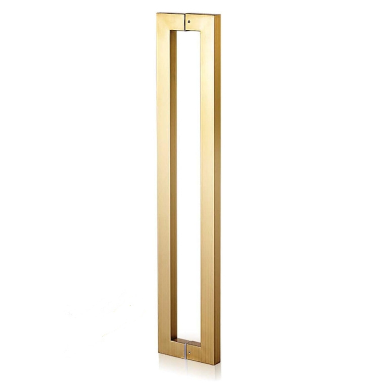 Stainless Steel Pull Push Sliding Front Door Gold Door Handles 36