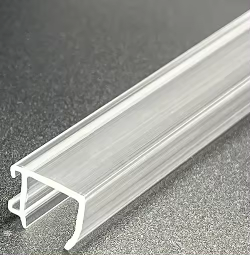 Glass Plastic PVC Rubber Waterproof Edge Guard Clear Plastic Shower Door Seal Strip