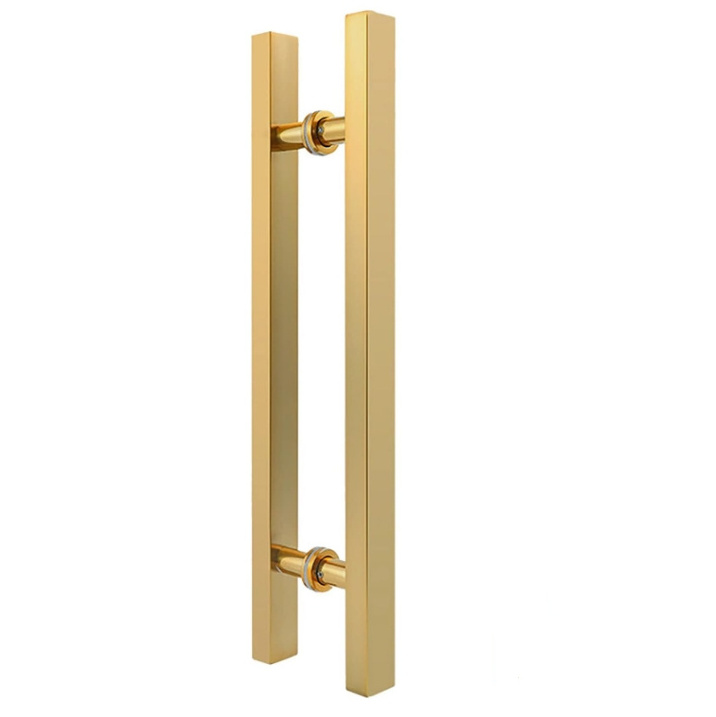 Stainless Steel Pull Push Sliding Front Door Gold Door Handles 36