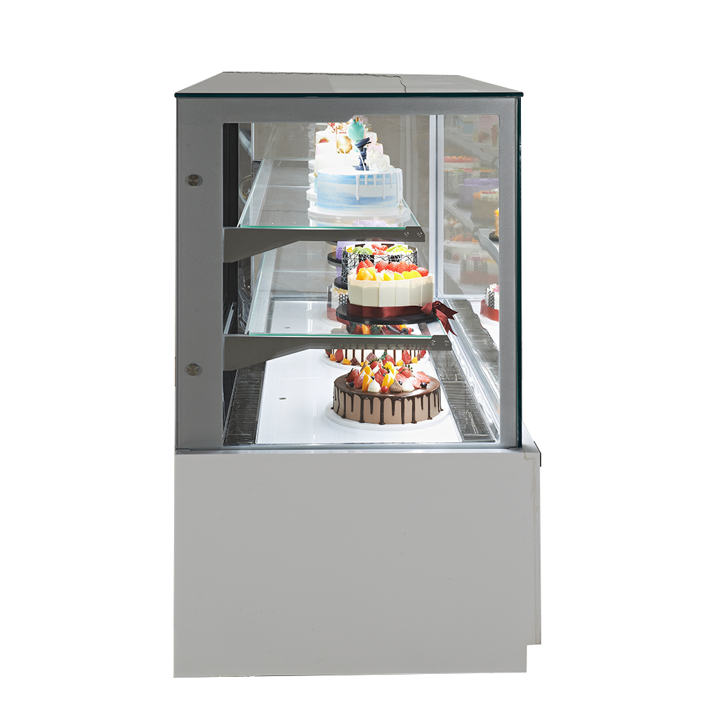 Floor Standing Refrigerator Cake Showcase 3 Shelfes/Display Freezer/Bakery Display Cabinet