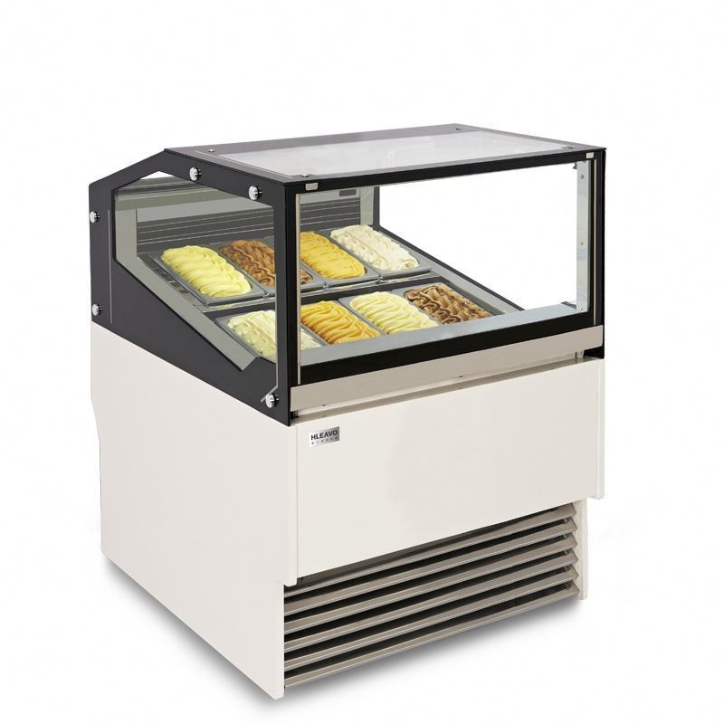 direct sales Used Gelato Display Case popsicle Ice Cream Countertop Freezer