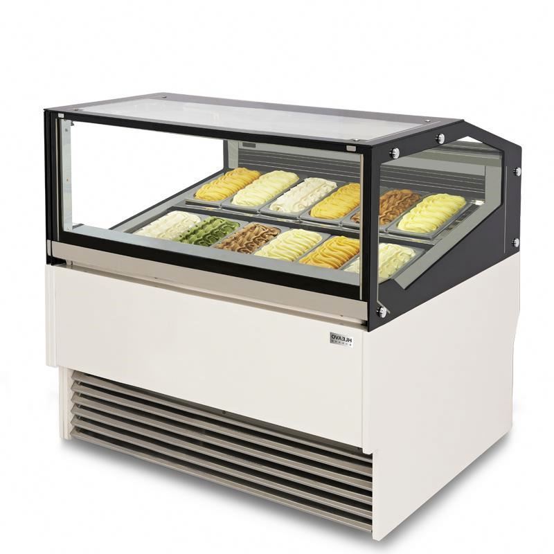 direct sales Used Gelato Display Case popsicle Ice Cream Countertop Freezer