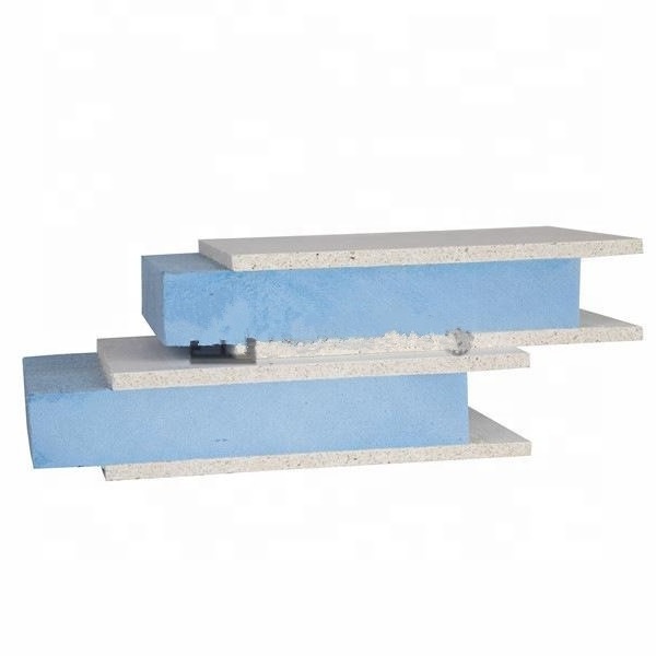 Easy install fireproof MGO EPS/XPS board SIP MGSO4 sandwich panels for exterior wall for floor