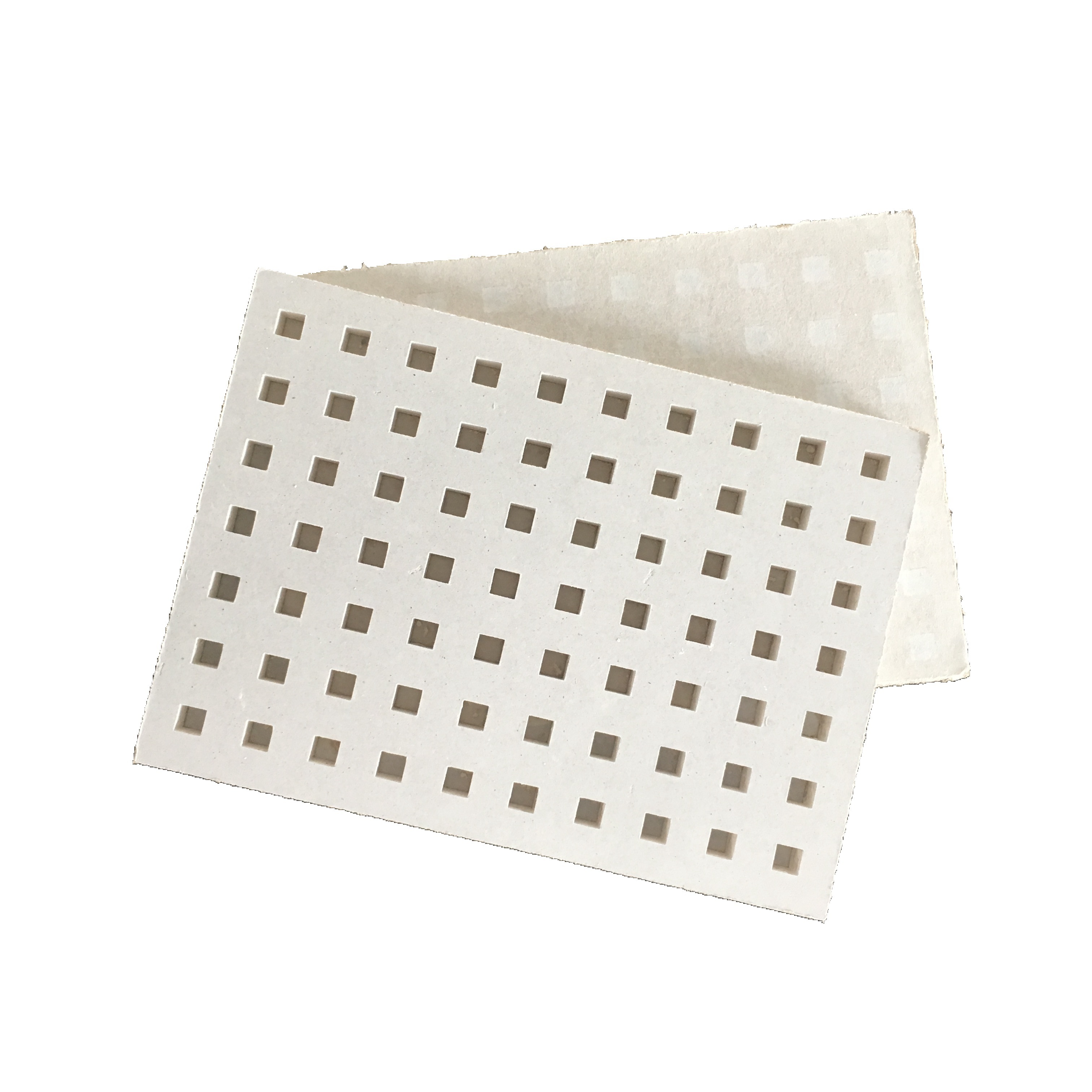 4'*8' Best Price Soundproof Acoustic Insulated Perforated Gypsum Boards with Square Holes