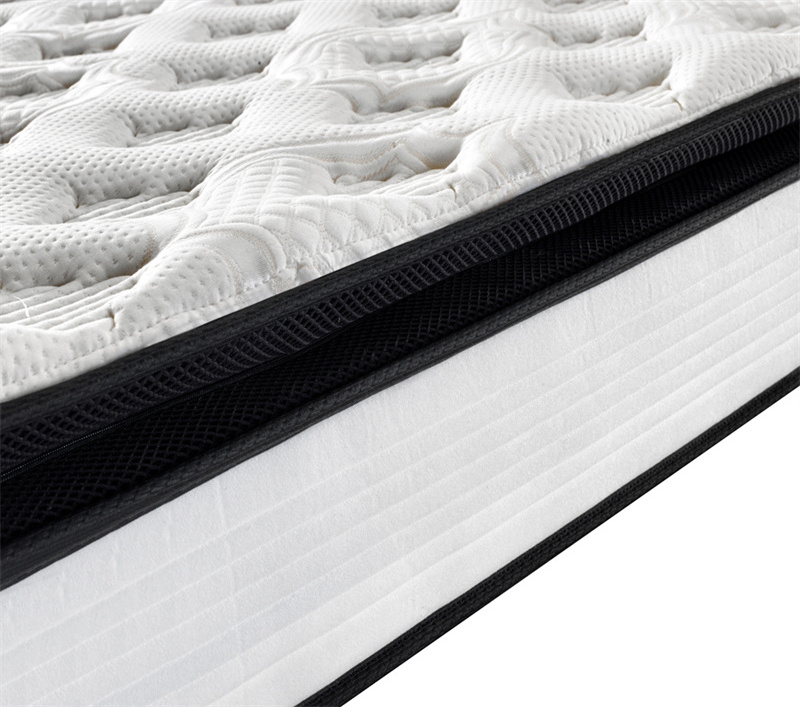 Smart hypo-allergenic High Density Foam 10 inch 3 Zones pocket spring memory foam mattress