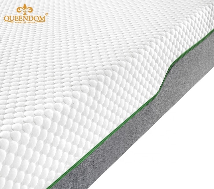 Smart hypo-allergenic Non-slip bottom compressed topper in color box travel memory foam mattress