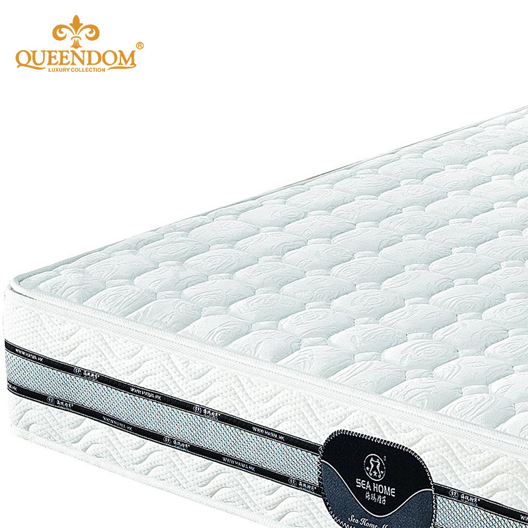 High grade Eco-Friendly 12 inch firm knitted fabric pocket spring Cool gel memory foam  mattress