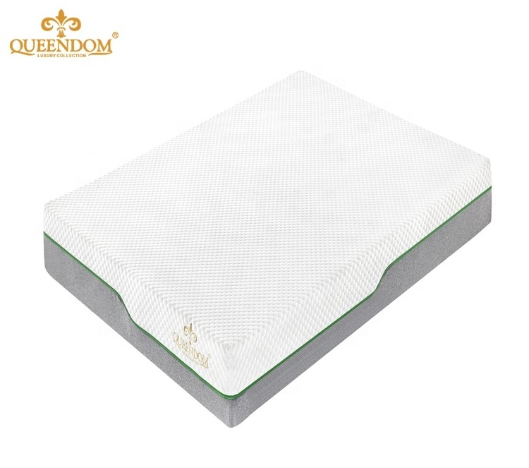 Smart hypo-allergenic Non-slip bottom compressed topper in color box travel memory foam mattress