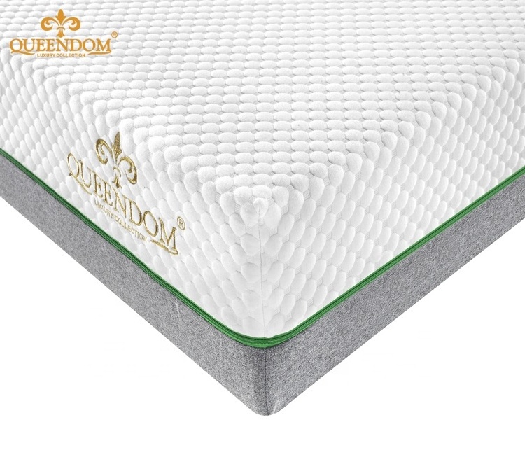 Smart hypo-allergenic Non-slip bottom compressed topper in color box travel memory foam mattress