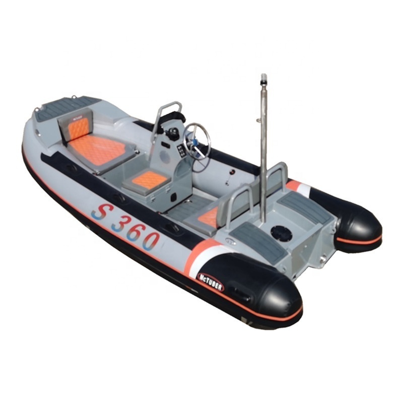 11.8feet RIB360 3.6M rigid hull inflatable boat sailing boat aluminum fishing boat