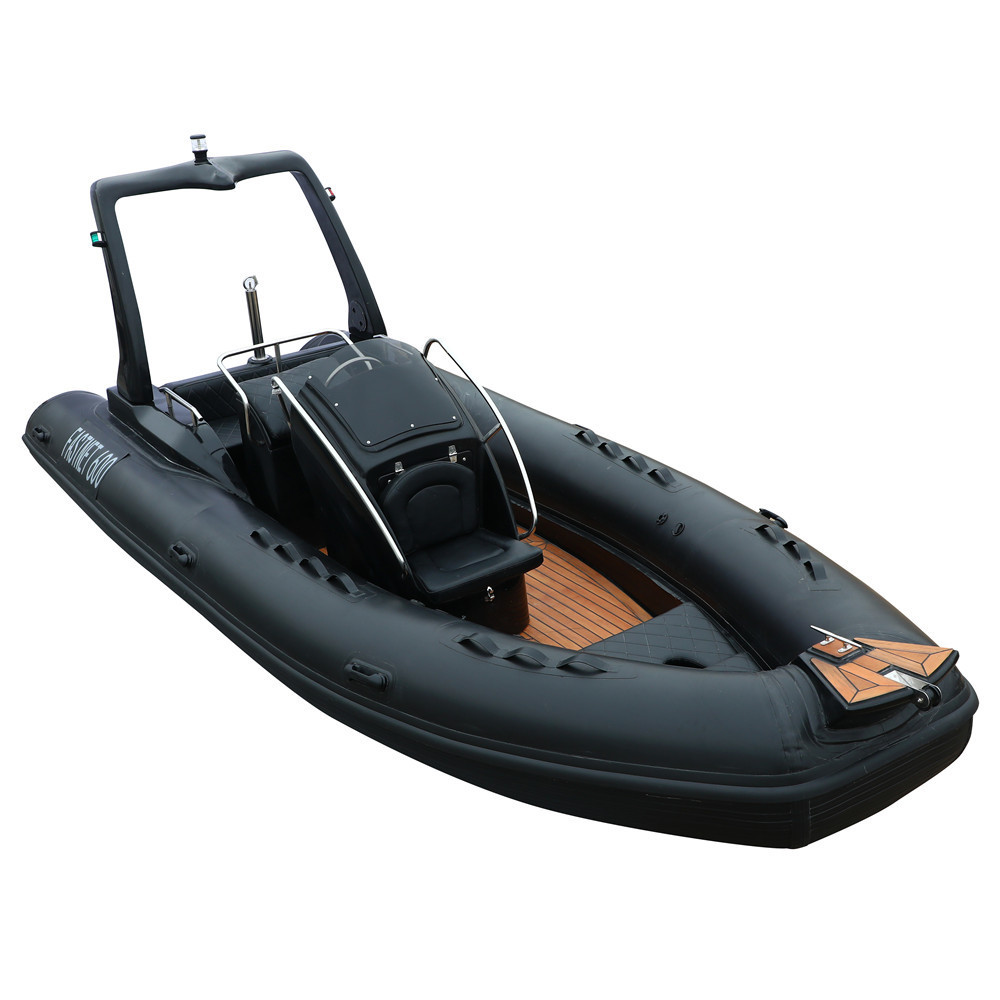 5.8m fiberglass RIB boat deep-V fishing boat with CE certificate