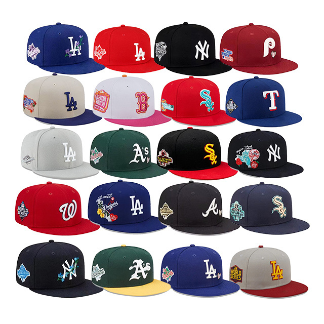 high quality classic new original era caps Men NY Brim Baseball 59 fifty Fitted Cap 6-Panel Closed gorras Snapback Hat Cap