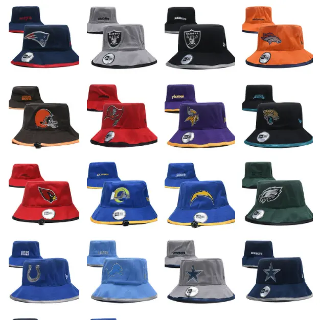 2023 high quality latest design USA American football all 32 teams NFL bucket hat