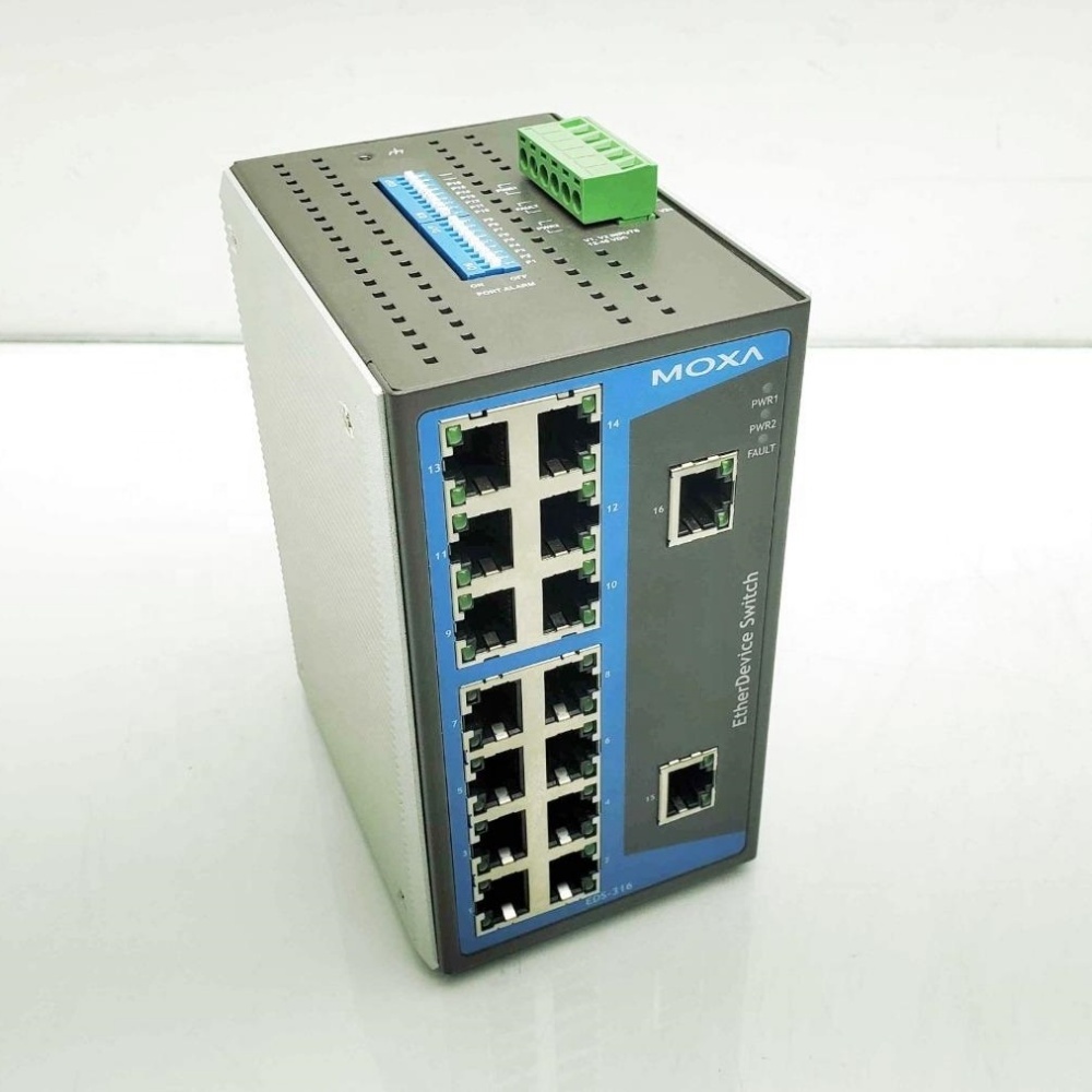 Original and new Moxa EDS-316 16-port Industrial Ethernet Switch EDS-316-T