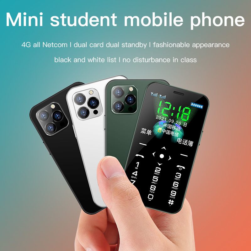 new trend mini pocket size 4G card phone