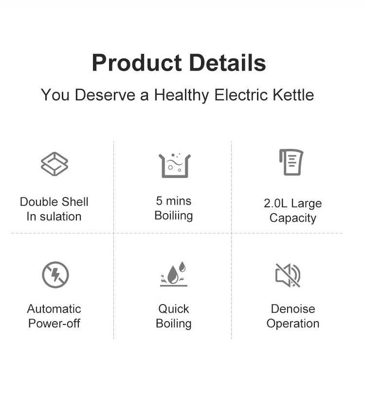 Best Price Kitchen Appliances Glass Hot Water Electric Kettle Cute Glass Tea Kettle for Hotel Home CB Electric Kettle No Plastic