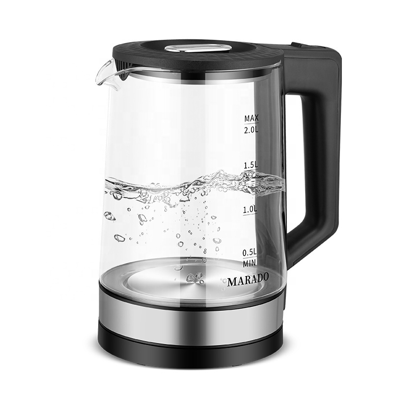 Hotel Home Kitchen Appliances Glass Kettle Boil Dry Protection Electric Kettle Keep Warm Cheap Glass New 1500 Watt CB 2.0 220