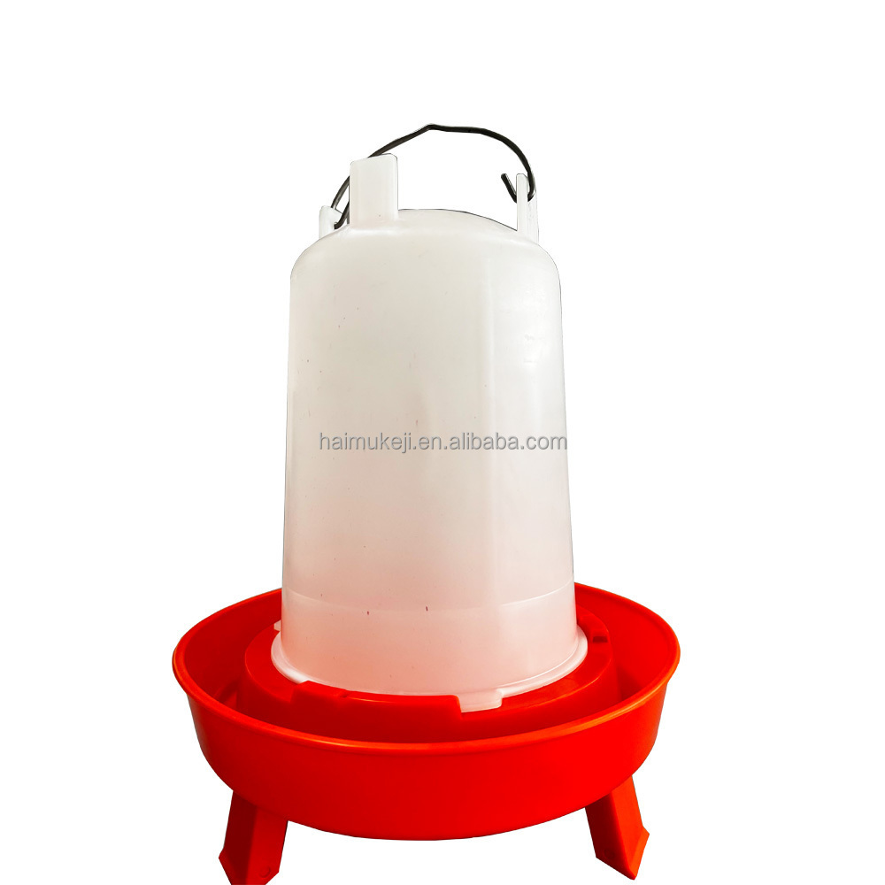 Portable Poultry Farming Equipment Chicken Feeder and Hanging Drinker Baby Chick Waterer Feeder Set for Chicken Coop