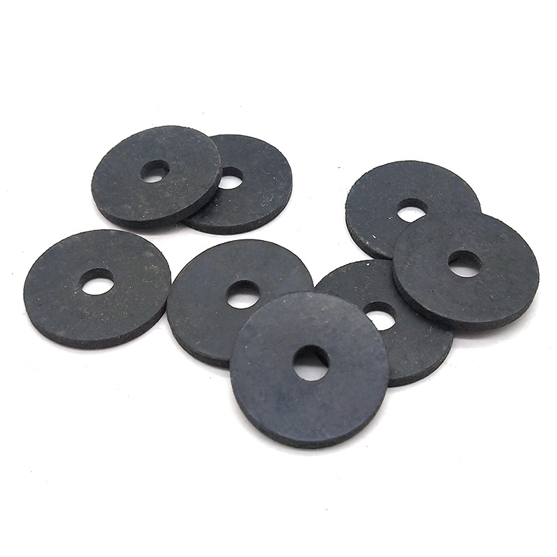 Fastener Manufacture custom black plain flat washer silicone nylon plastic rubber washer