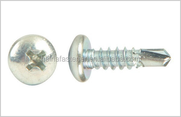 Factory wholesale self drilling screw machine screw, self-drilling screw with pan head zinc plated