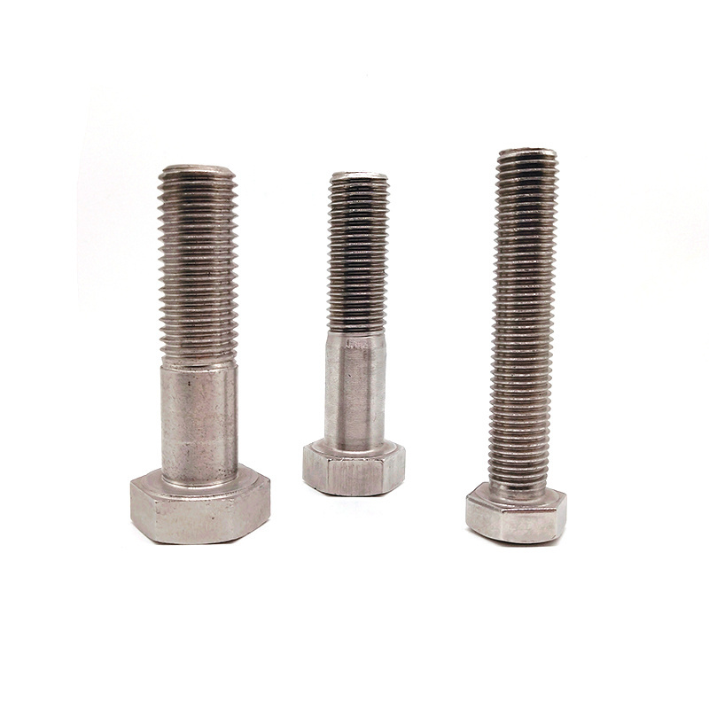 Stock DIN 933 DIN 931 OEM SS201 SS304 SS316 hex stainless steel fasteners bolts and nuts