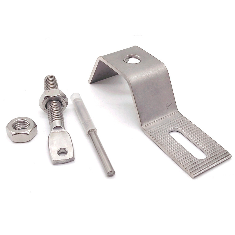 Stainless steel stone cladding fixing system marble angle metal L / Z bracket