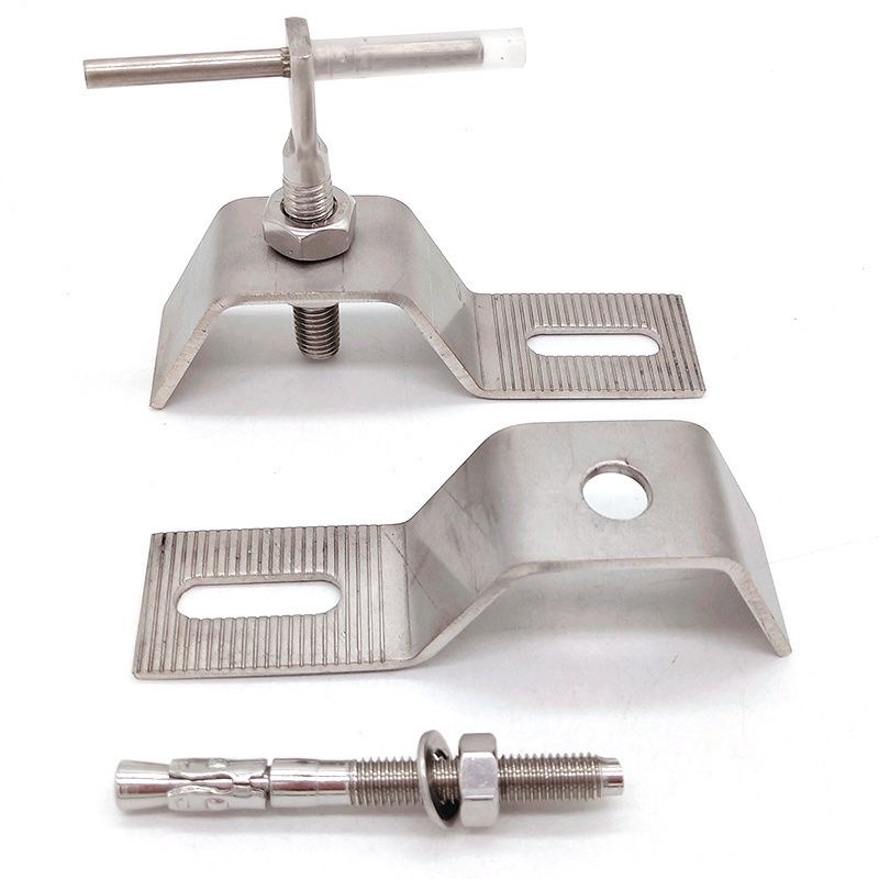 stainless steel A2 A4 stone curtain fixing wall mounting bracket