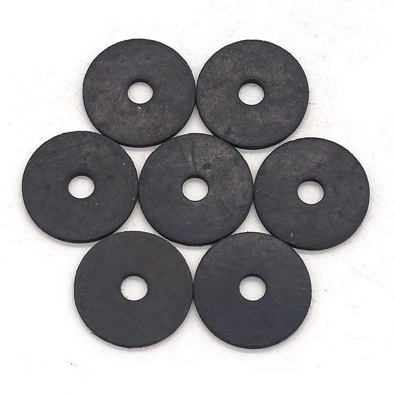 Fastener Manufacture custom black plain flat washer silicone nylon plastic rubber washer