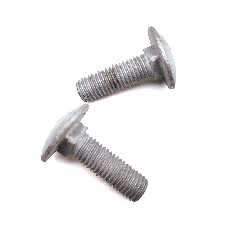 Stainless steel square hole extra large head carriage bolt washer zinc plated carriage bolt