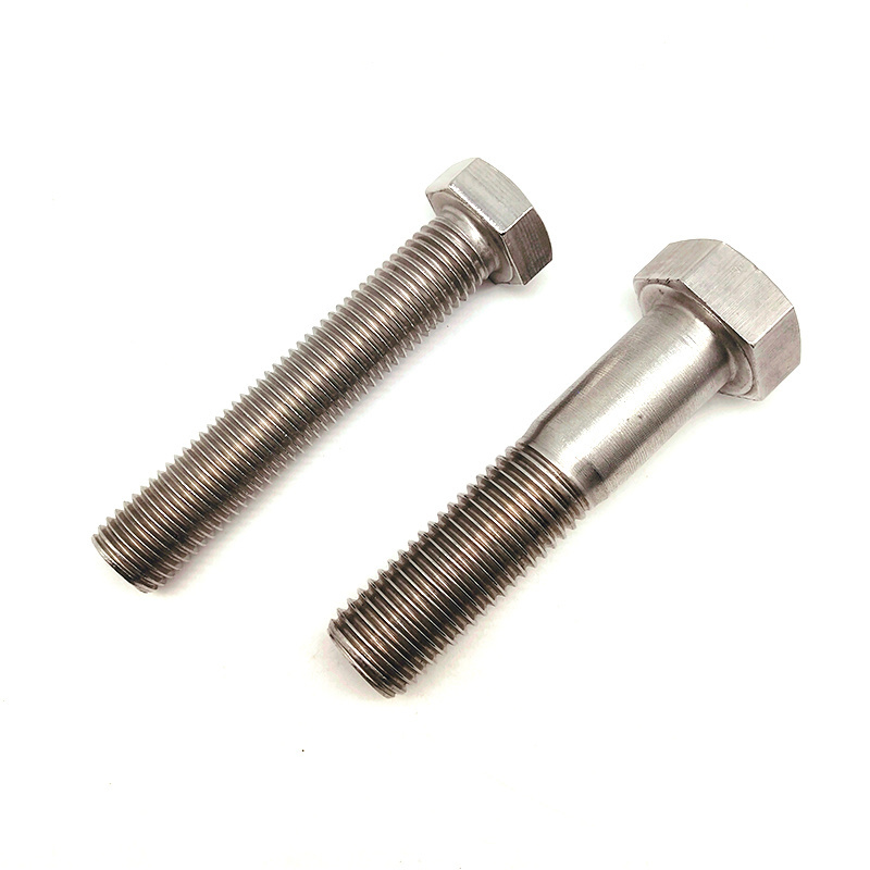 Hot selling sus304 sus316 stainless steel hex bolts full Or half thread screw rod bolts nuts hex