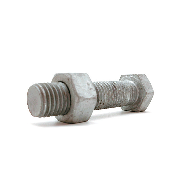 DIN930 A325 Carbon Steel M9 dacromet hot dip galvanized HDG Hex Bolt And Nut