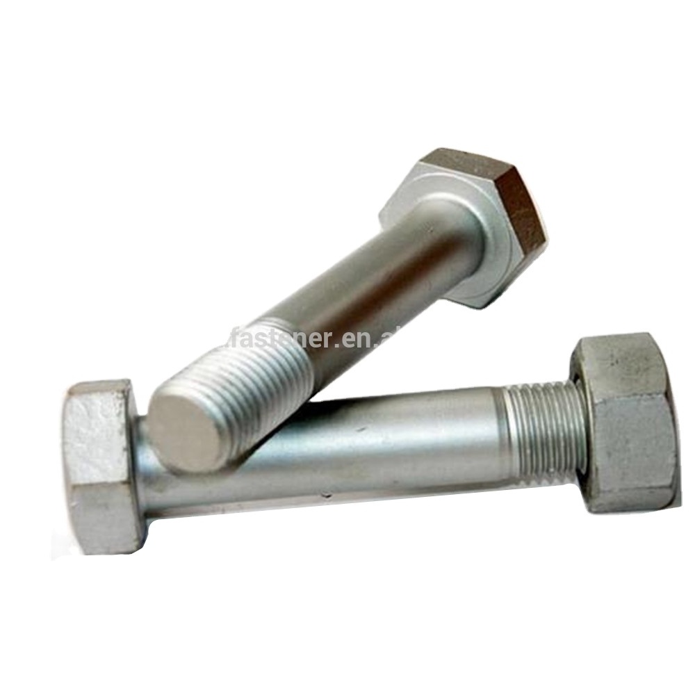 Factory Provides China manufacture Zinc plated metal DIN 931 Bucket Bolt with nut and washer