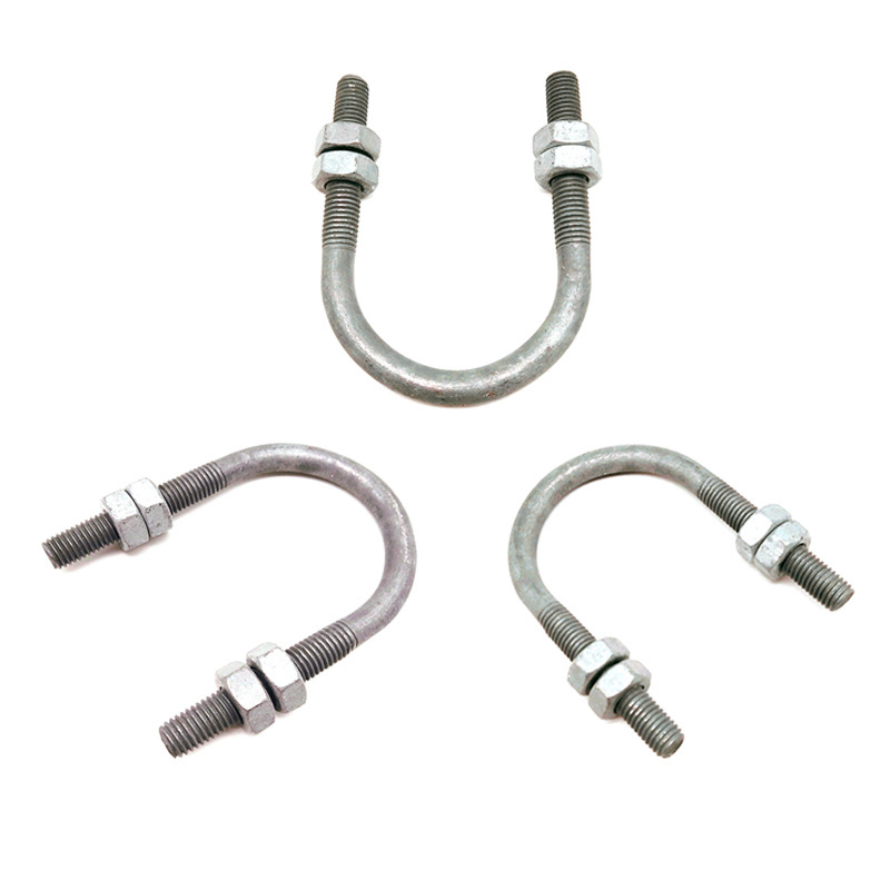 Wholesale Cheapest Special Zinc Plated U Shape Bend Bolts U Bolt with Nuts